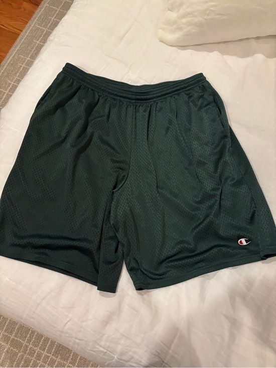 Champion Other - Champion Men's Forest Green Mesh Athletic Shorts